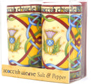 Salt & Pepper Porcelain Scottish Thistle Shakers