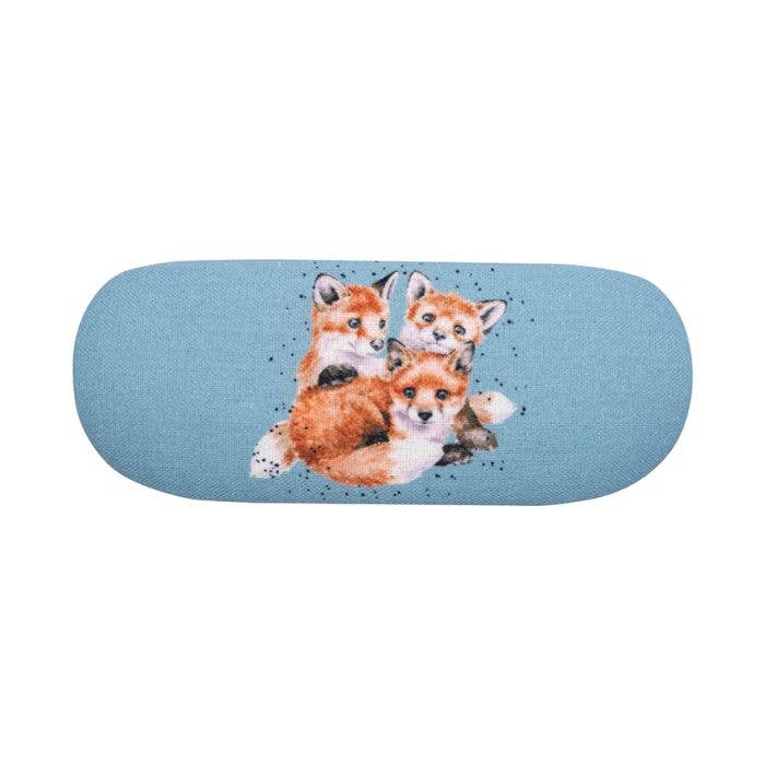Glasses Case - 'Snug as a Cub' Foxes