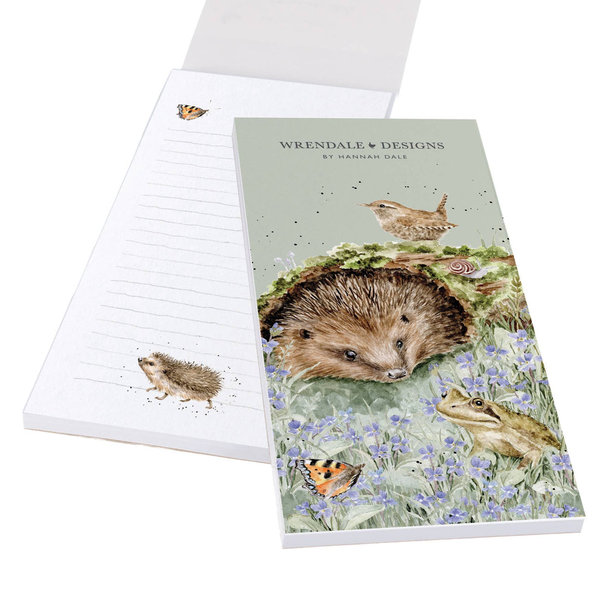 Shopping List Notepad (Magnetic) - Hedgehog The Wild Patch