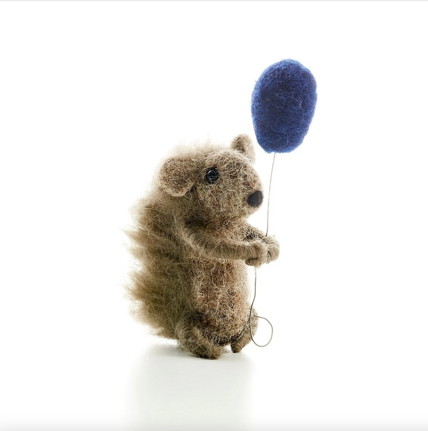 Felt Hedgehog - Baby Hedgehog with Balloon
