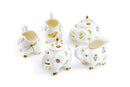 Sugar and Creamer Set - Summer Garden Elephant Fine Porcelain