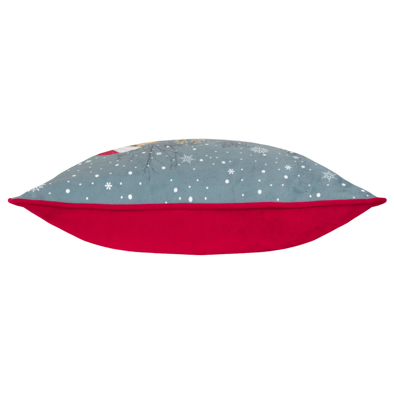 Cushion - Christmas Dog Scene Polyester Filled Size 30 x 50cm
