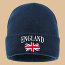 Beanie Navy England Union Jack Flag