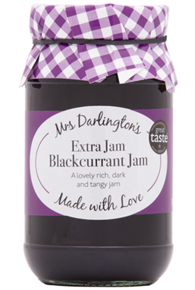 Mrs Darlington’s blackcurrant jam is a taste of summertime in a jar.