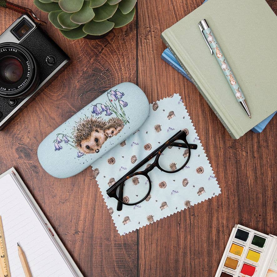 Glasses Case - 'Love and Hedgehugs' Hedgehogs