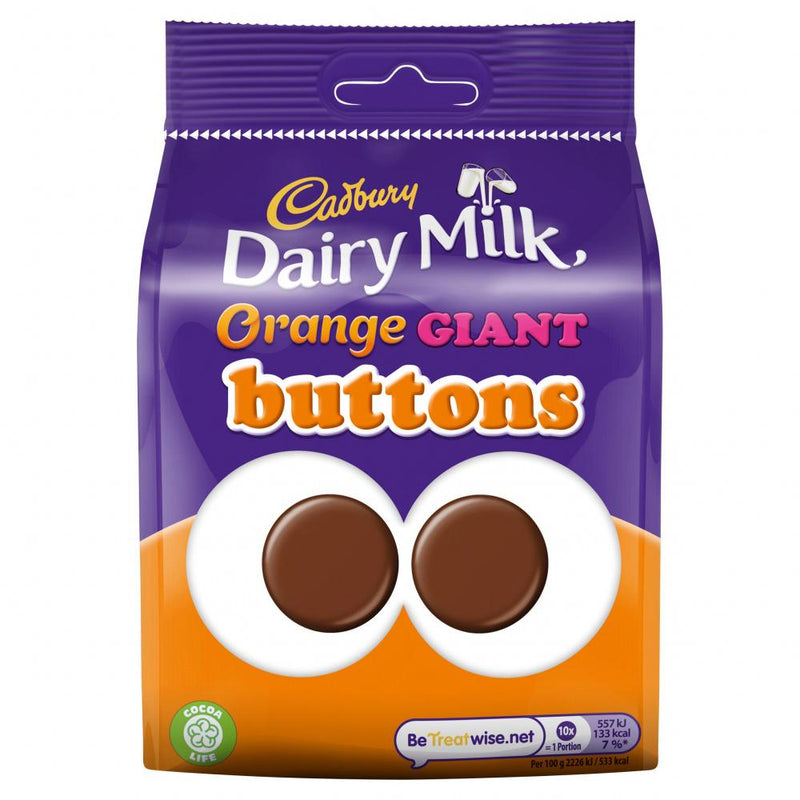 Cadbury Orange Giant Buttons Pouch 95g