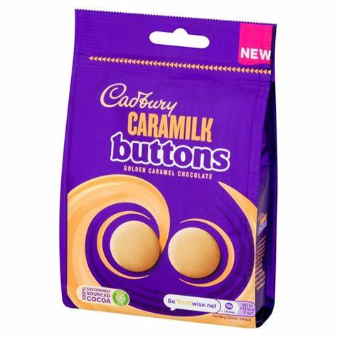 Cadbury Caramilk Giant Buttons Pouch 90g