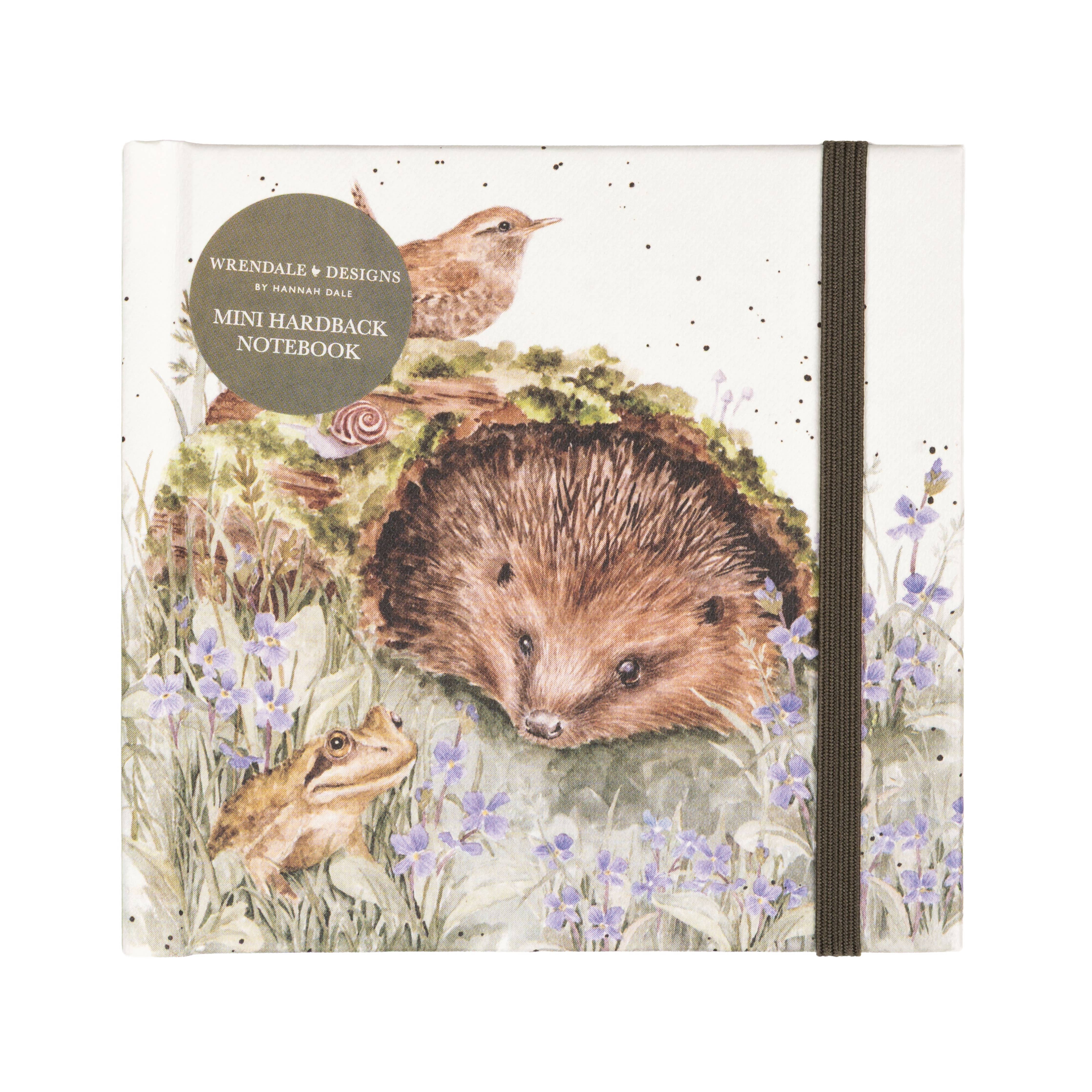 Mini Hardback Notebook - The Wild Patch Hedgehog