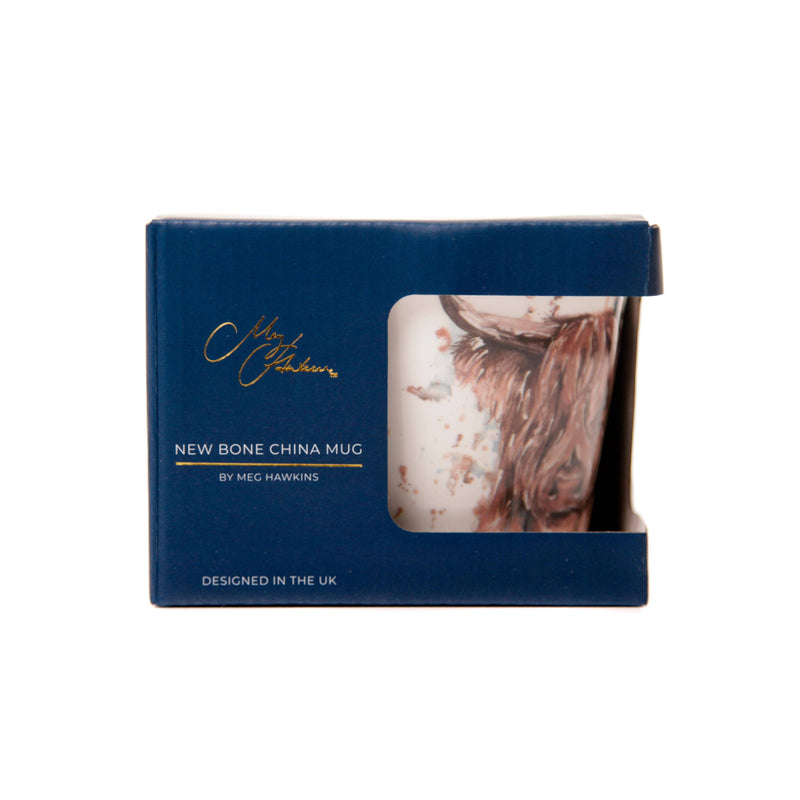 Mug  - The Hebrides' Highland Cow Design Bone China