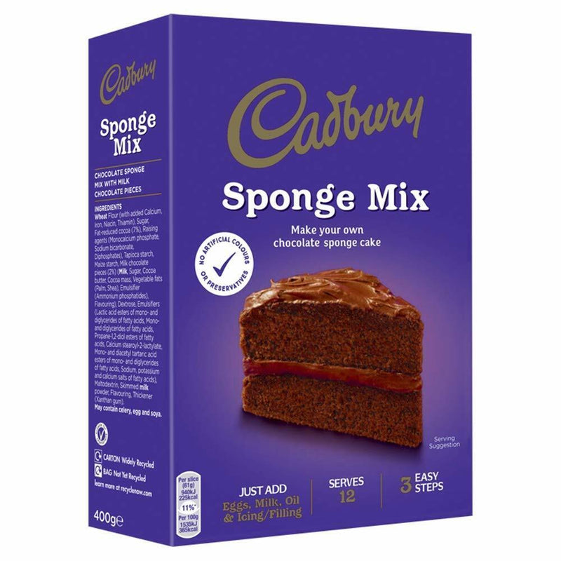 Cadbury Chocolate Sponge Mix 400g