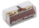 Quiggins Brandy Truffle Yule Log 50g