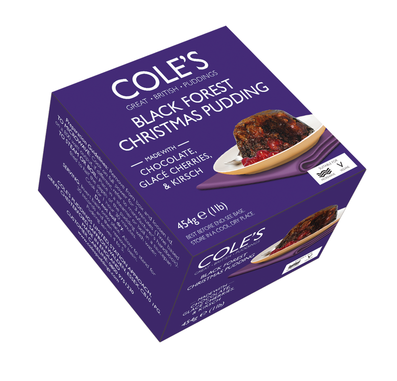 Coles Black Forest Christmas Pudding 454g