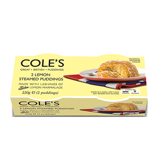 Cole's Lemon Steamed Puddings 2 x 110g
