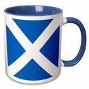 Mug 15oz - Two-Tone Blue Mug Flag of Scotland