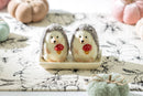 Salt and Pepper Shaker Set - Hedgehog Figurine