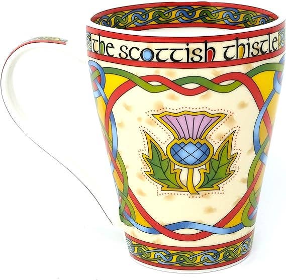 Bone China Scotland Thistle Mug