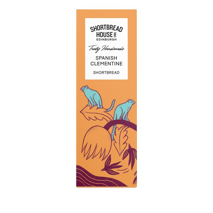 Shortbread House of Edinburgh Spanish Clementine Shortbread Rounds Box 125g