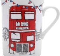 Sketchy London Bus Lippy Mug