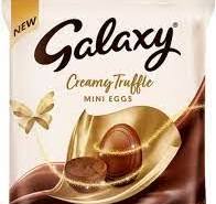 Galaxy Milk Chocolate Truffles Easter Mini Eggs Bag 74g
