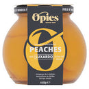 Opies peaches with luxardo aged brandy 460g