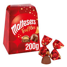 Maltesers Truffles Milk Chocolate Gift Box of Chocolates 200g