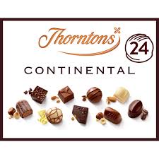 Thorntons Continental Milk, Dark, White Chocolate Box 264g