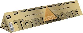 Toblerone Golden Caramel with Honey & Almond Nougat 360g