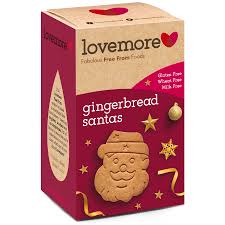 Lovemore Gluten Free Gingerbread Santa 195g