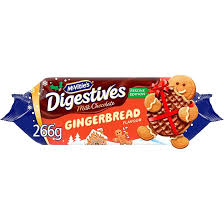 McVitie's Gingerbread Chocolate Digestive Biscuits 266g