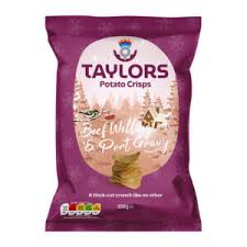 Taylors Beef Wellington & Port Gravy Crisps 150g