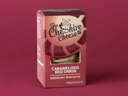The Cheshire Cheese Co. Caramelised Onion Biscuits 140g