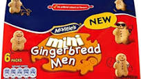 McVitie's Mini Gingerbread Men Multipack Biscuits 6 pack 19g, 114g Best Before 8th March 2025