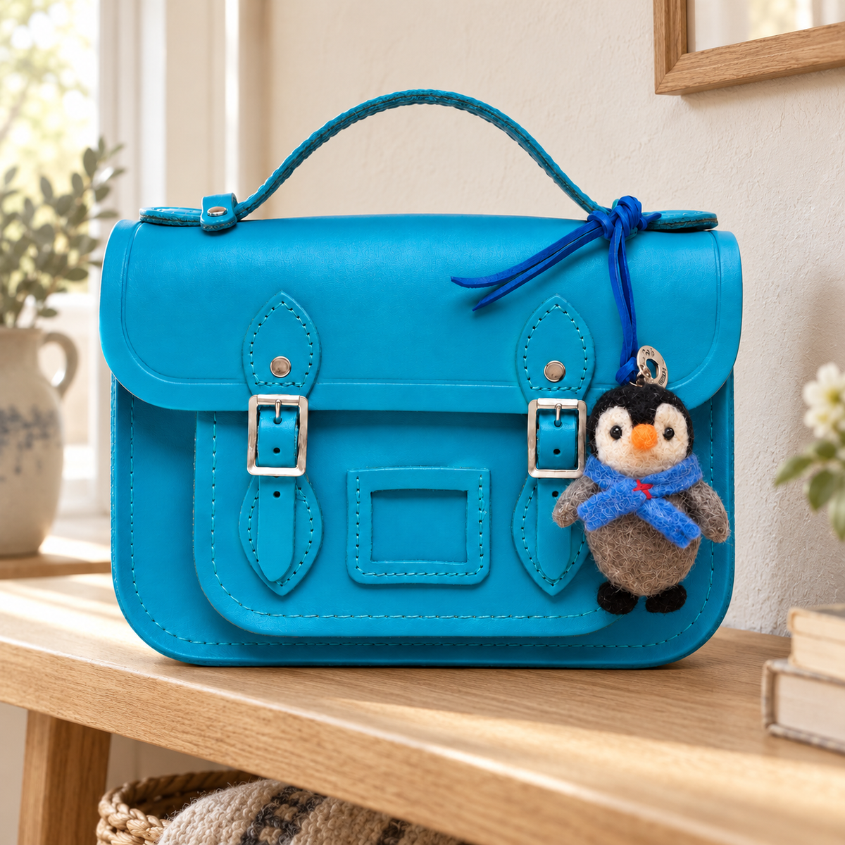 Felt Mouse - Frosty The Penguin Bag Tag