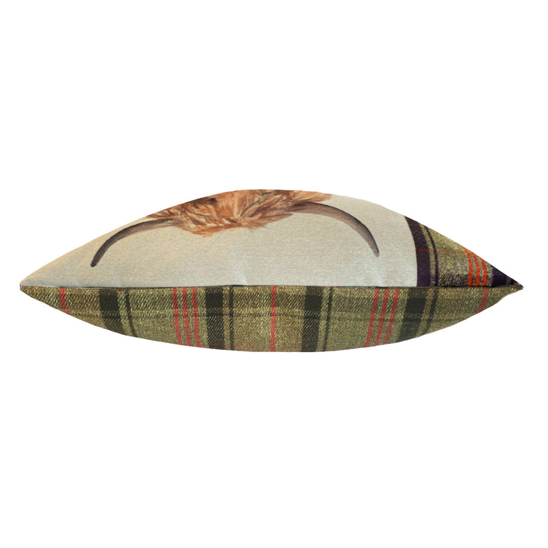 Cushion Cover - Hunter Highland Cow Rectangular (Cover Only) Size 40 x 60cm