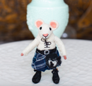 Mouse - Scottish Kilted: Green Kilt