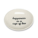 Small Plate - Happiness is a Cup of Tea - Sz 3.5"