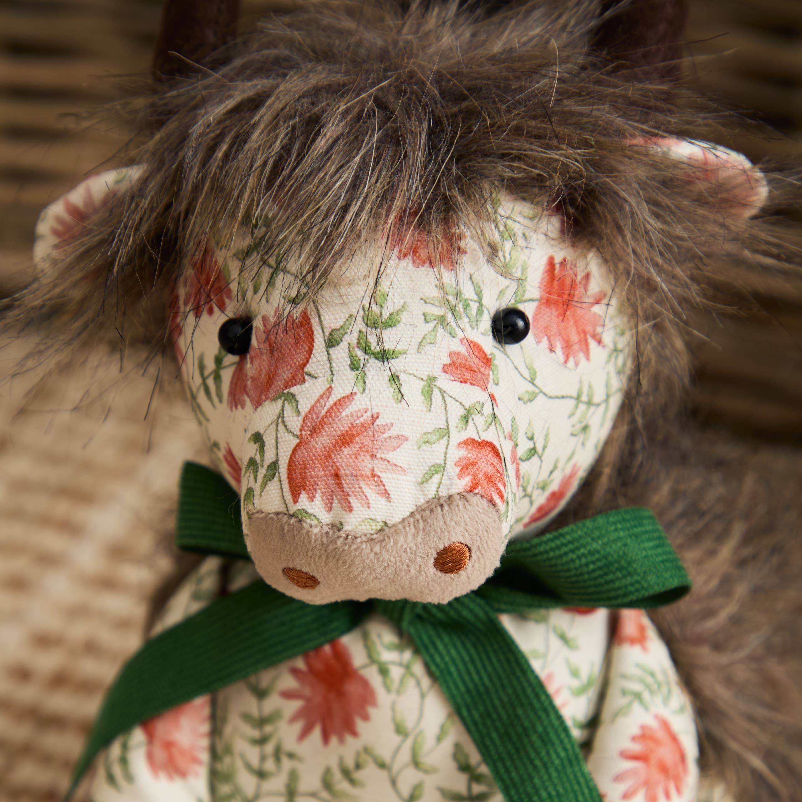 Door Stop - Hugo Highland Cow Multicolour - Size - 9" x 9" x 13"
