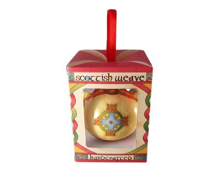 Scottish Cross Christmas Bauble