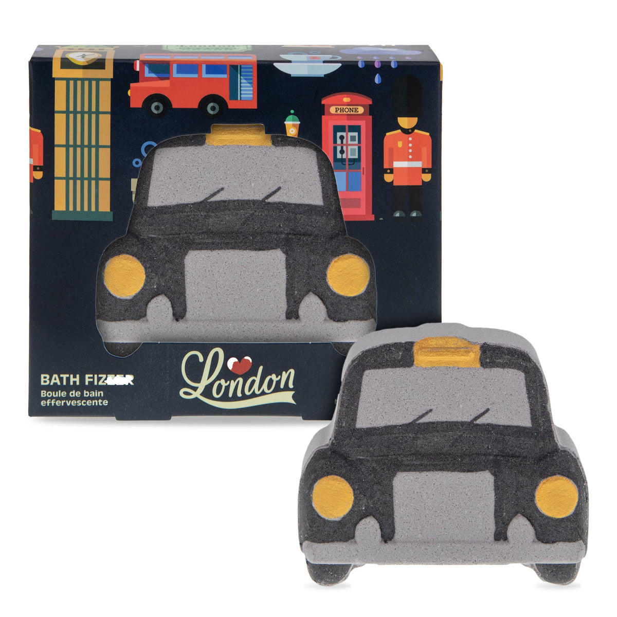 Bath Fizzer  London Taxi - Wildflower Fragrance 150g