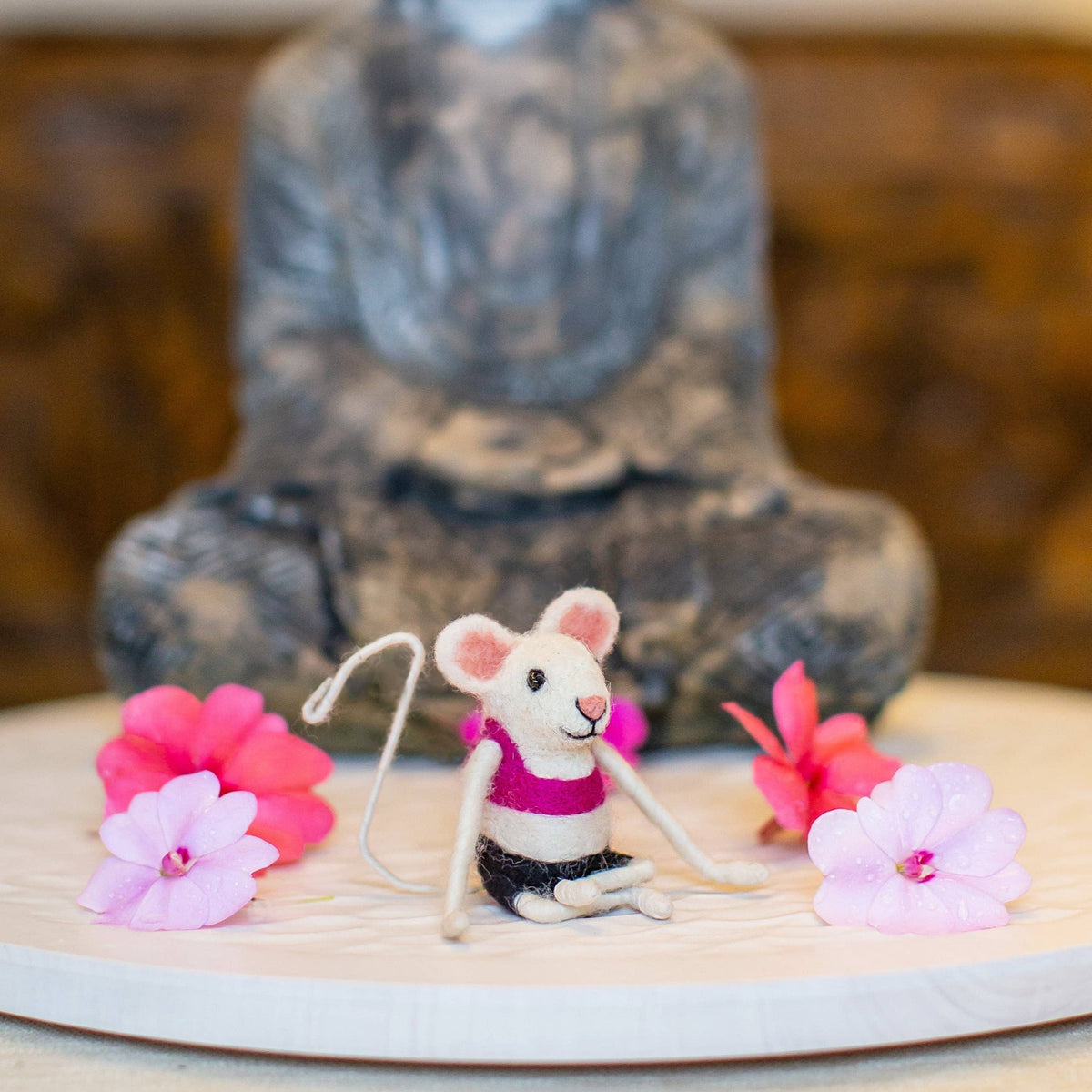 Felt Mouse - Yoga
