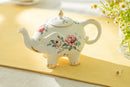 Teapot Rose Elephant 32oz Fine Porcelain