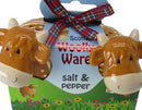 Salt & Pepper Highland Cow Ceramic Shakers