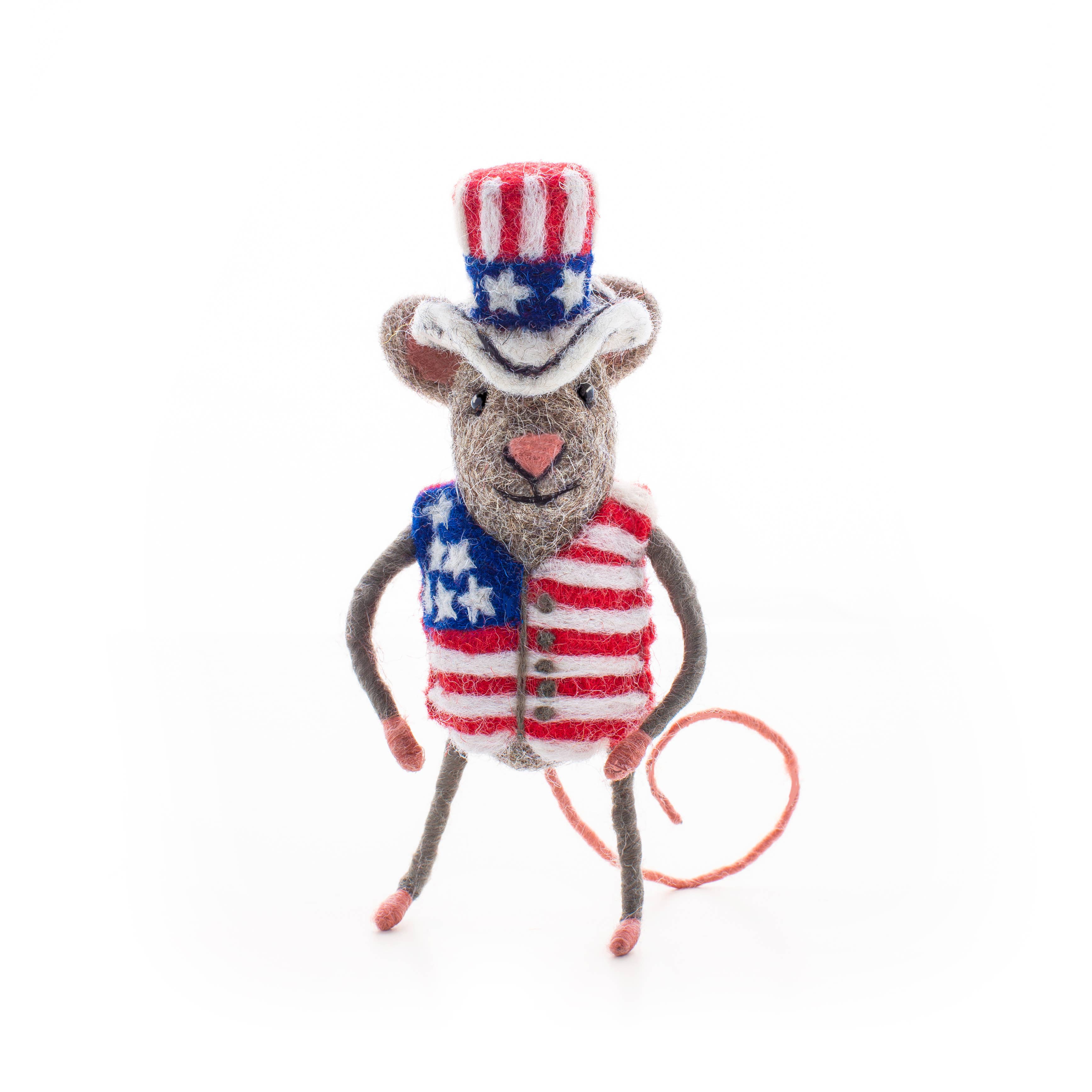 Felt Mouse - 4th of July