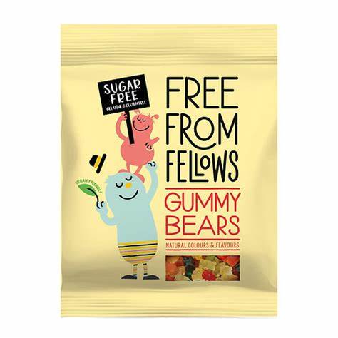 Free From Fellows Gluten & Sugar Free Gummy Bears 100g