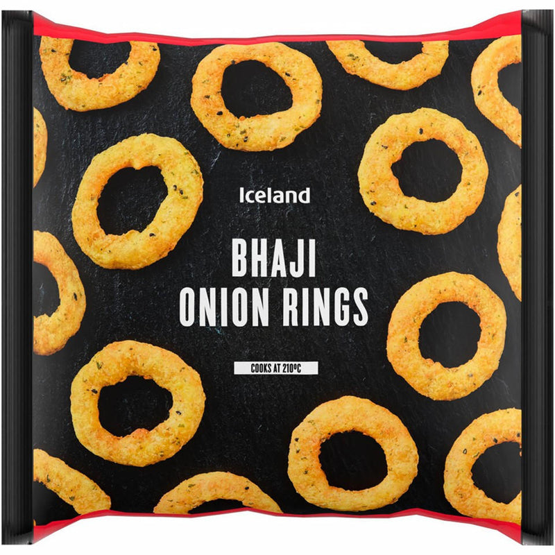 Iceland Bhaji Onion Rings 500g (1lb to frozen weight)