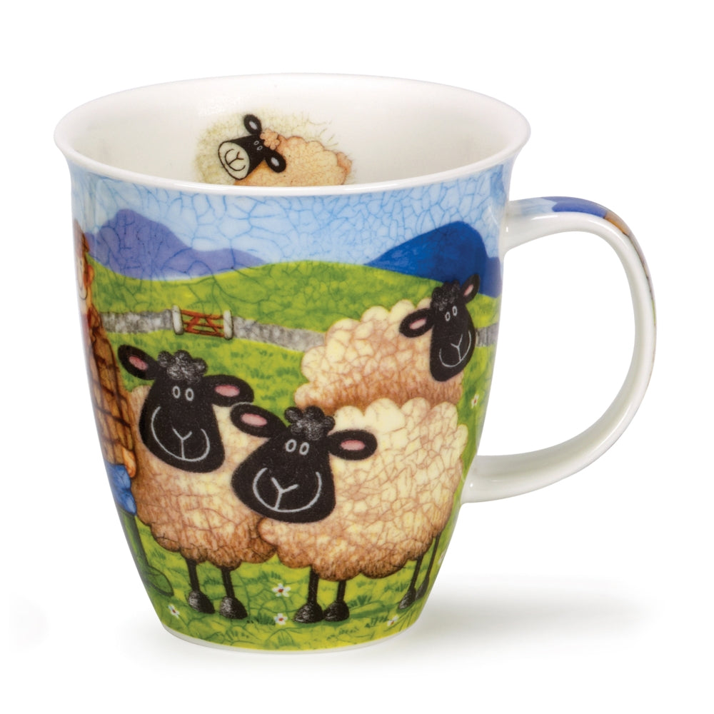 Dunoon Nevis Sheepies Farmer  Mug 16 oz
