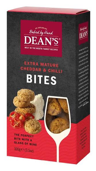 Dean's Mature Cheddar & Chilli Bites 100g