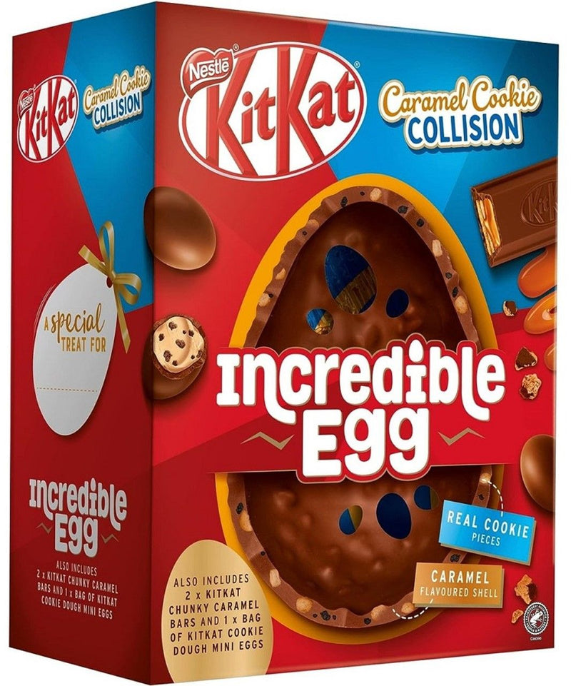 Nestlé KitKat Caramel Cookie Collision Incredible Egg 512g