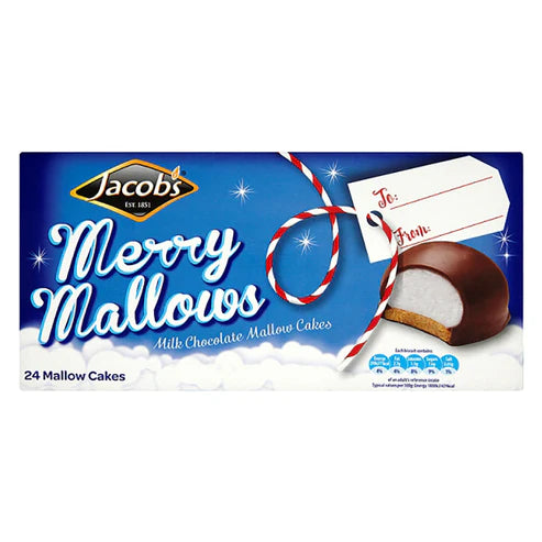 Jacobs Chocolate Merry Mallows Carton - 400g