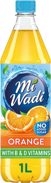 *New* MiWadi No Added Sugar Orange Squash 1ltr